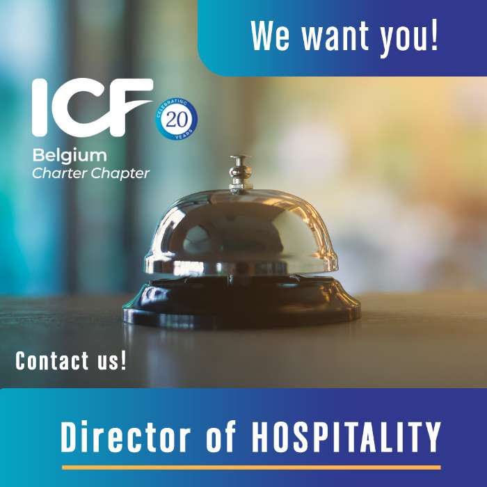 ICF BELGIUM IS RECRUITING! DIRECTOR OF HOSPITALITY & MEMBERSHIP