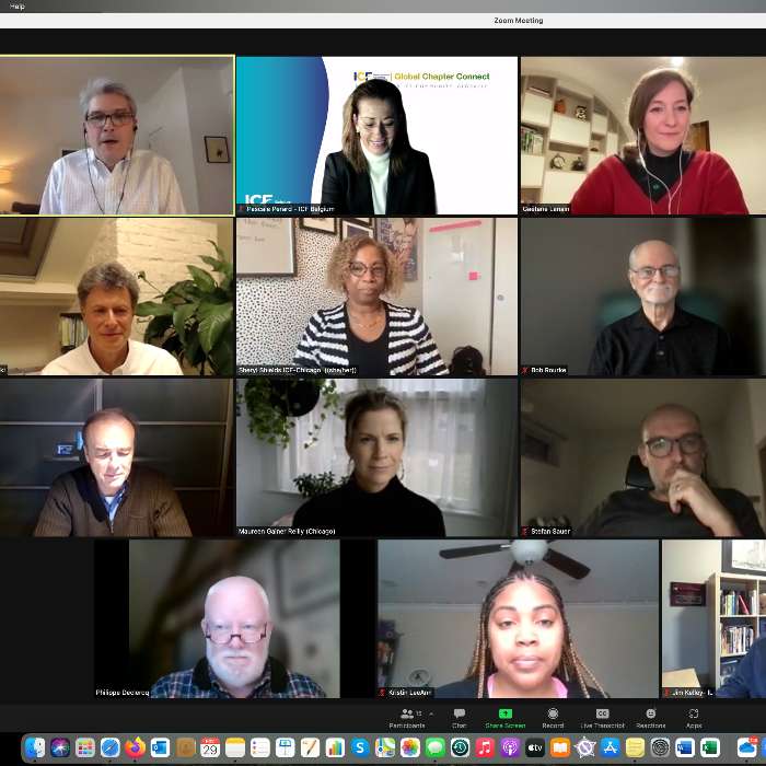 Throwback: ICF Global Chapter Connect - pilot edition ICF Belgium-ICF Chicago
